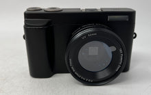 Load image into Gallery viewer, 4K Black 16X Zoom 52mm UV Lens Digital Camera With Accessories Not Tested