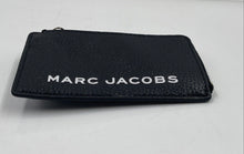 Load image into Gallery viewer, Authentic Marc Jacobs Womens Black Leather Card Holder Small Pouch Wallet