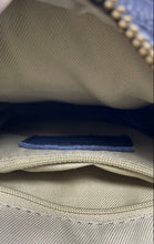 Load image into Gallery viewer, American Leather Co. Womens Cleveland Blue Adjustable Strap Mini Crossbody Bag