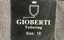 Load image into Gallery viewer, Gioberti Boys Gray Flat Front Straight Leg Dress Pants Size 18 With Tag