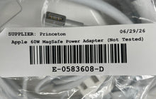Load image into Gallery viewer, Apple White Portable 60W MagSafe Power Adapter For Macbook Not Tested