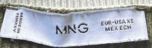 Load image into Gallery viewer, Mango Womens Green Sleeveless Knitted V-Neck Pullover Vest Size XS