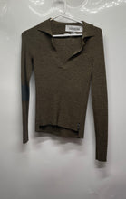 Load image into Gallery viewer, Armani Exchange Womens Green Knitted Long Sleeve Pullover Sweater Size XS
