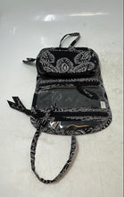Load image into Gallery viewer, Vera Bradley Womens Black And White Paisley Foldable Small Makeup Purse