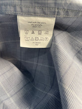 Load image into Gallery viewer, Calvin Klein Mens Gray Plaid Extreme Slim Fit Dress Shirt Size 17-17.5 XL