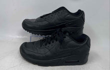 Load image into Gallery viewer, Nike Kids Air Max 90 LTR Black Leather Lace-Up Sneaker Shoes Size 6Y No Laces