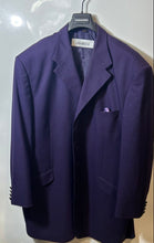Load image into Gallery viewer, Giorgio Cosani Mens Purple Notch Lapel Single-Breasted Blazer Jacket No Size