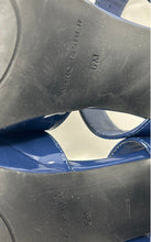 Load image into Gallery viewer, Marc Fisher Womens Blue Leather Buckle Square Toe Platform Heels Size 6 M