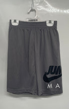 Load image into Gallery viewer, Nike Jordan Boys Gray Elastic Waist Adjustable Drawstring Athletic Shorts Size M
