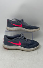 Load image into Gallery viewer, Nike Girls Flex Contact 917937-402 Blue Pink Low Top Lace-Up Sneakers Size 6.5Y