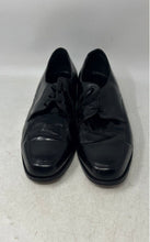 Load image into Gallery viewer, Florsheim Mens Black Leather Square Toe Lace-Up Oxford Dress Shoes Size 9.5 3E