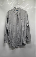 Load image into Gallery viewer, Ralph Lauren Mens Gray Cotton Long Sleeve Yarmouth Collared Dress Shirt Sz 16.5