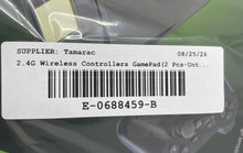 Load image into Gallery viewer, Lot Of 2 Pcs 2.4G Wireless Controllers GamePad With Accessories Untested