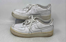 Load image into Gallery viewer, Nike Kids Air Force 1 Low 314192 White Low Top Lace-Up Sneaker Shoes Size 7Y