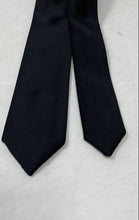 Load image into Gallery viewer, Express Mens Black Gray Printed Adjustable Long Formal Designer Tie