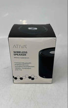 Load image into Gallery viewer, Ativa Black Wireless Bluetooth Portable Speaker System No Tested