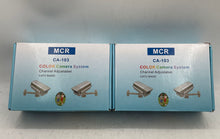 Load image into Gallery viewer, Lot Of 2 Pcs MCR CA-103 Color Camera System CATV Band Cameras Not Tested