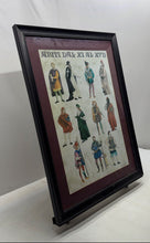 Load image into Gallery viewer, Home Decor Abiti Dal XI Al XVII Pictorial History Mens Costumes Wall Art Print