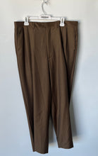 Load image into Gallery viewer, Santorelli Mens Brown Como 2 Pleated Front Slash Pocket Dress Pants Size 38