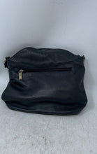 Load image into Gallery viewer, Pierre Cardin Womens Black Pebbled Leather Tassel Adjustable Strap Crossbody Bag