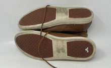 Load image into Gallery viewer, Alessi Sport Mens Brown Leather Mid Top Lace-Up Sneaker Shoes Size 11