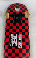 Load image into Gallery viewer, Krown KPC Red Black Checkerboard Print Standard 31" Skateboard Complete
