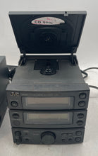 Load image into Gallery viewer, JVC UX-1 Black Micro Component System Home Audio CD Tuner Not Tested