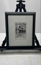 Load image into Gallery viewer, Vintage Connie Begg Framed Signed Black White Paris Coffee Photograph Painting