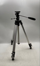 Load image into Gallery viewer, Vintage Silver Black Portable Adjustable Leg Camera Accessories Tripod