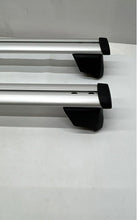 Load image into Gallery viewer, Set Of 2 Pcs Audi White Black Original Roof Rack Cross Bars w/Instruction Manual