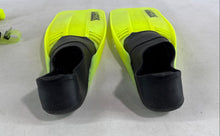 Load image into Gallery viewer, Fluid Lime Green Scuba Diving Mask Snorkel & Lazor Fins Snorkeling Set Sz 11-13
