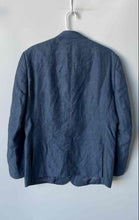 Load image into Gallery viewer, Calvin Klein Mens Blue Extreme Slim Fit Single-Breasted Two-Button Blazer Sz 44R