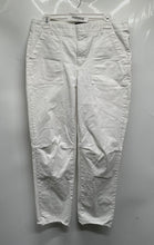 Load image into Gallery viewer, Banana Republic Womens White High-Rise Girlfriend Authentic Chino Pants Size 8