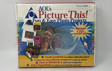 Load image into Gallery viewer, AOL's Picture This Fun & Easy Photo Projects For Windows 95/98 Factory Sealed