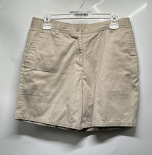 Load image into Gallery viewer, Izod Kids Beige Flat Front Slash Pocket Bermuda Shorts Size 14 1/2 Plus