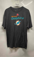 Load image into Gallery viewer, NFL Mens Gray Graphic Print Miami Dolphins Victory Arch T-Shirt Size L/G
