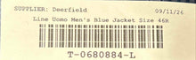 Load image into Gallery viewer, Bocaccio Uomo Mens Blue Notch Lapel Two-Button Blazer Jacket Size 46R
