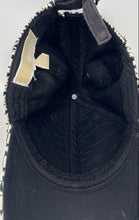 Load image into Gallery viewer, Michael Kors Womens White And Black Monogram Adjustable Baseball Cap One Size