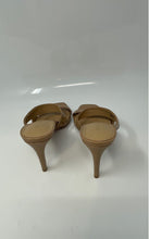 Load image into Gallery viewer, Express Womens Brown Leather Slip-On Open Toe Slide Sandals Size 8 M