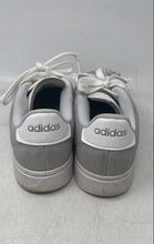 Load image into Gallery viewer, Adidas Womens Grand Court Alpha Gray White Suede Lace-Up Sneakers Shoes Size 8