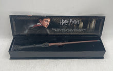 Load image into Gallery viewer, Brown Black Engraved Harry Potter's Wand With Illuminating Tip w/ Box Not Tested