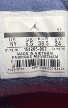 Load image into Gallery viewer, Nike Boys Air Jordan 12 Retro University Blue White Gray Sneaker Shoes Size 6Y