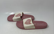 Load image into Gallery viewer, Coach Womens Uli Sport White Pink Signature Heart Slip-On Slide Sandals Size 8