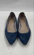 Load image into Gallery viewer, Authentic Tory Burch Womens Navy Blue Pointed Toe Ballet Flats Size 7.5M Worn
