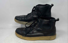 Load image into Gallery viewer, Harley-Davidson Mens Steinman D96198 Black Leather Lace-Up Sneakers Shoes Sz 9 M
