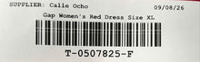 Load image into Gallery viewer, Gap Womens Red Lined Sleeveless Round Neck Straight Hem Shift Dress Size XL