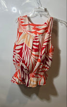 Load image into Gallery viewer, Ann Taylor Womens Multicolor Elastic Waist Sleeveless Collarless Tank Top Size L