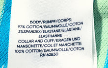 Load image into Gallery viewer, Lands' End Womens Multicolor Striped Print Short Sleeve Polo Shirt Size M