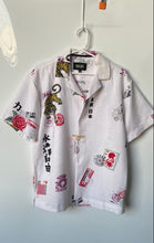 Load image into Gallery viewer, Malibu Mens Multicolor Printed Short Sleeve Collared Button-Up Shirt Size S