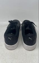 Load image into Gallery viewer, Puma Womens Carina L Black White Low Top Lace-Up Sneaker Shoes Size 11